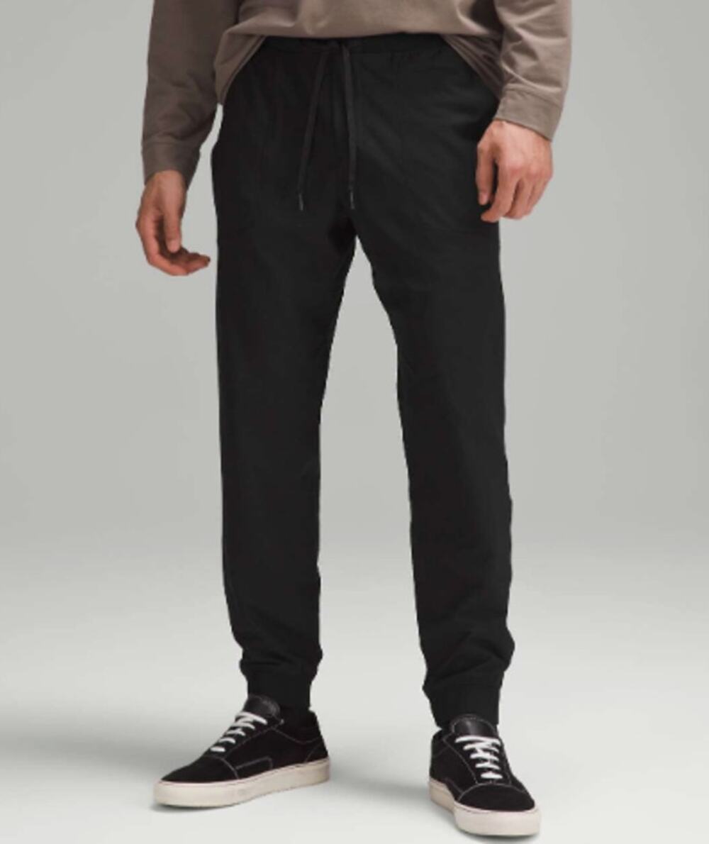 Lululemon ABC Jogger Shorter Black Size L 26" Inseam Stretch Athletic Pants